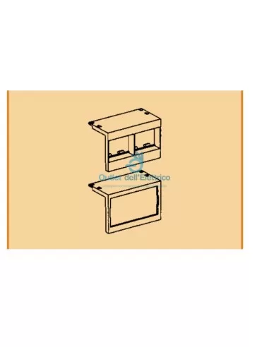 Canalplast HG38TIN Mos.tic.intern.ner